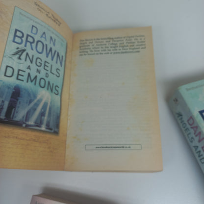 Dan Brown 4 Book Bundle The Da Vinci Code, Angels and Demons, Digital Fortress & Deception Point