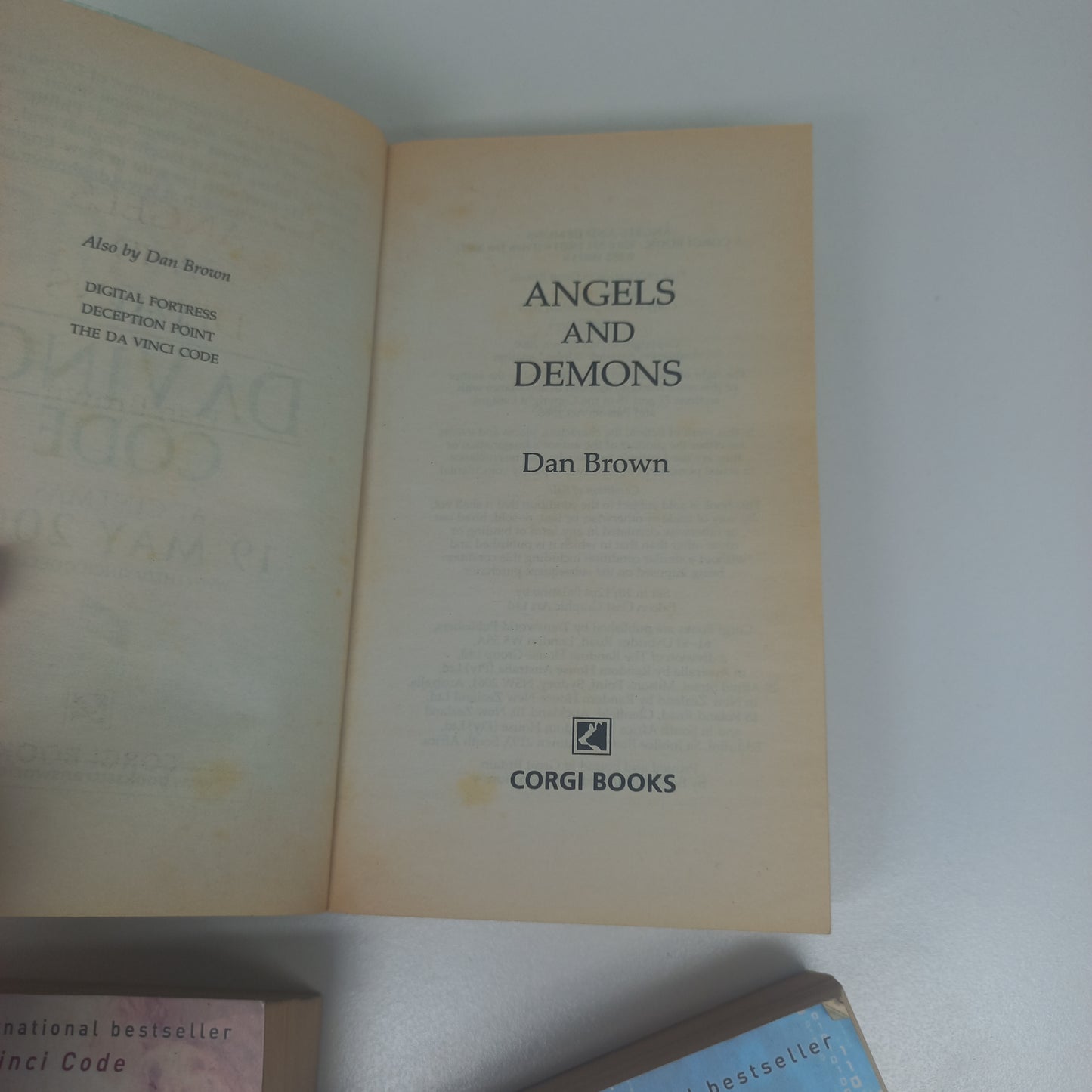 Dan Brown 4 Book Bundle The Da Vinci Code, Angels and Demons, Digital Fortress & Deception Point